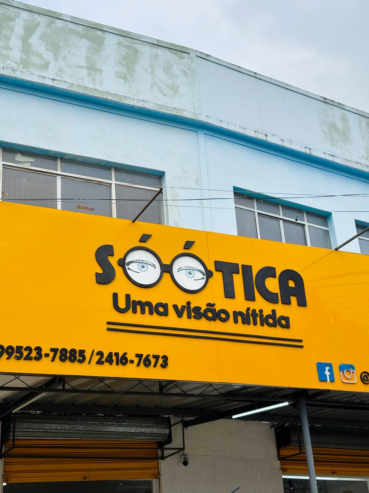 Fachada da Sóótica em Campo Grande, RJ